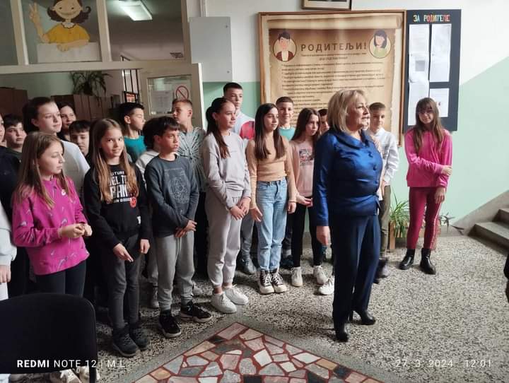 Министарка просвете у Влади Републике Србије у посети нашој школи