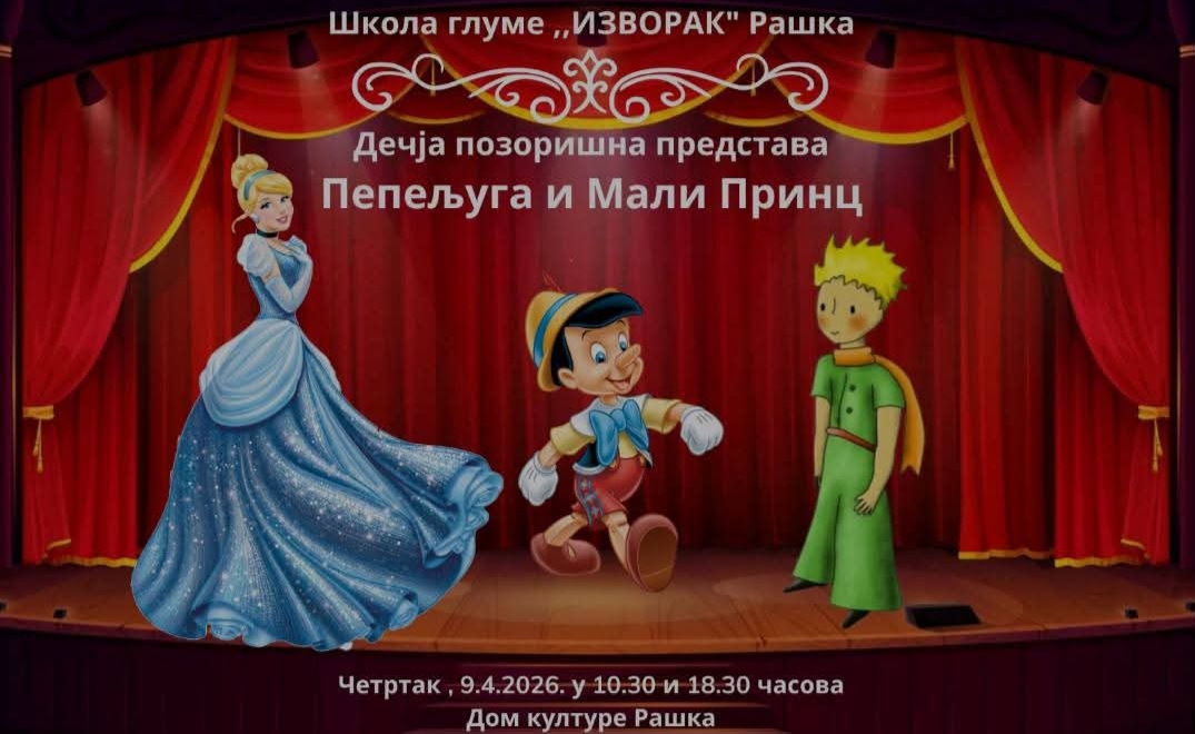 Дечја позоришна представа “Пепељуга и Мали Принц”