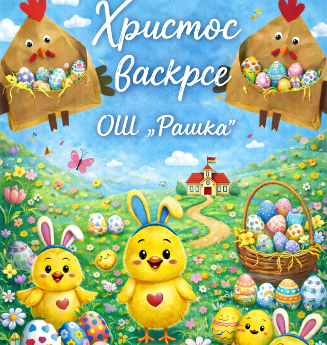 СРЕЋАН ВАСКРС – ХРИСТОС ВАСКРСЕ!